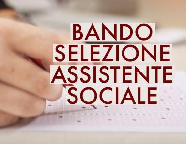 Bando di concorso per assistente sociale